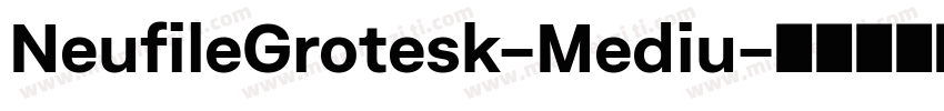 NeufileGrotesk-Mediu字体转换