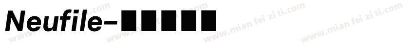 Neufile字体转换