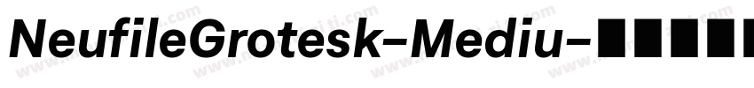 NeufileGrotesk-Mediu字体转换