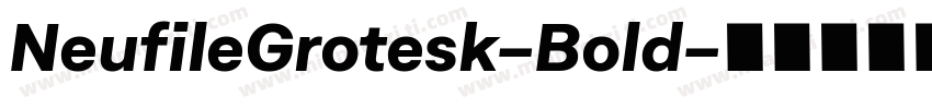 NeufileGrotesk-Bold字体转换