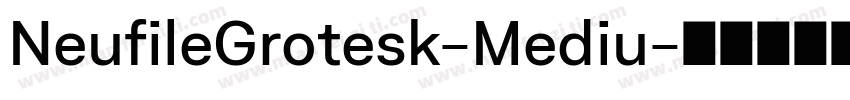NeufileGrotesk-Mediu字体转换