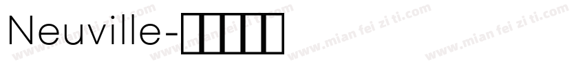 Neuville字体转换