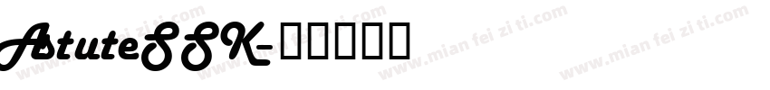 AstuteSSK字体转换