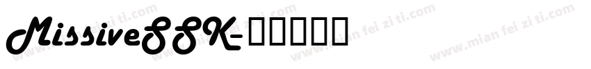 MissiveSSK字体转换
