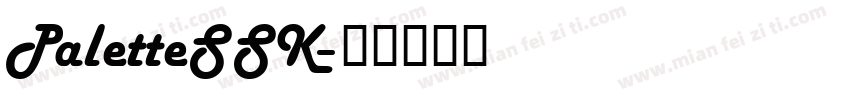 PaletteSSK字体转换