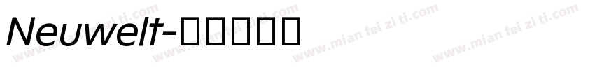 Neuwelt字体转换