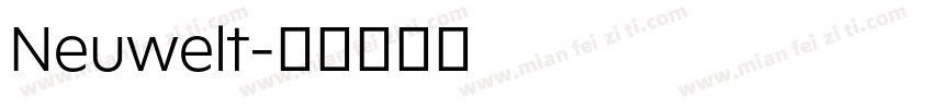 Neuwelt字体转换