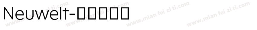 Neuwelt字体转换