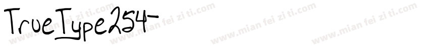 TrueType254字体转换
