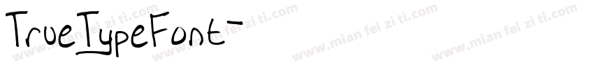 TrueTypeFont字体转换
