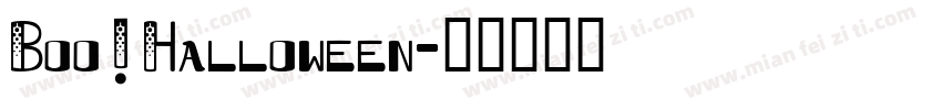 Boo!Halloween字体转换