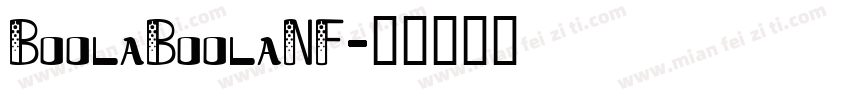 BoolaBoolaNF字体转换