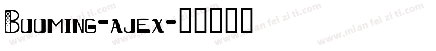 Booming-ajex字体转换