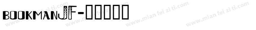 bookmanJF字体转换