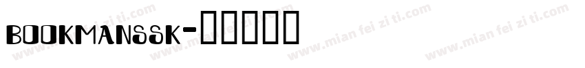 bookmanssk字体转换