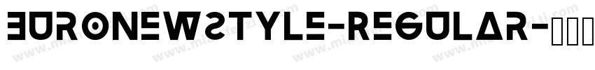 EuroNewstyle-Regular字体转换