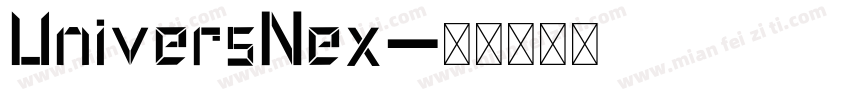 UniversNex字体转换