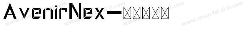 AvenirNex字体转换