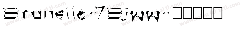Brunella-7Bjww字体转换