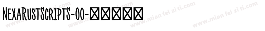 NexaRustScriptS-00字体转换