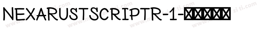 NexaRustScriptR-1字体转换