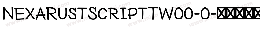NexaRustScriptTW00-0字体转换
