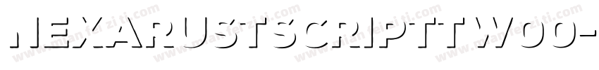 NexaRustScriptTW00-0字体转换