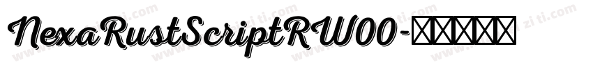 NexaRustScriptRW00字体转换