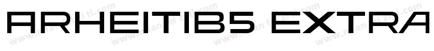 ARHeitiB5-Extra-bold字体转换