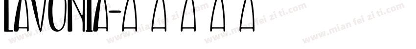 lavonia字体转换