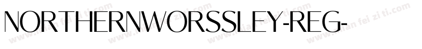 NorthernWorssley-Reg字体转换