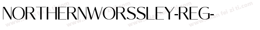 NorthernWorssley-Reg字体转换