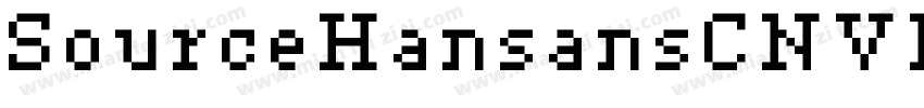SourceHansansCNVF_56字体转换