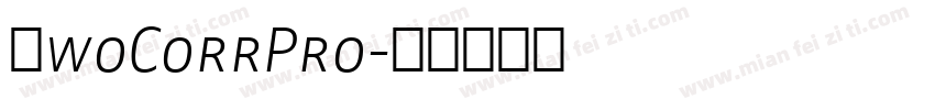ZwoCorrPro字体转换