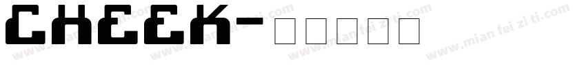 cheek字体转换