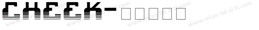 cheek字体转换
