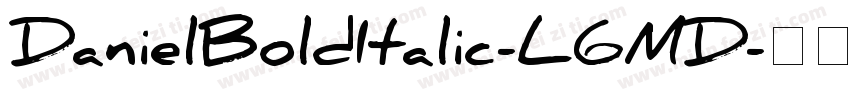 DanielBoldItalic-L6MD字体转换