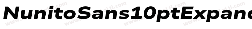 NunitoSans10ptExpanded字体转换