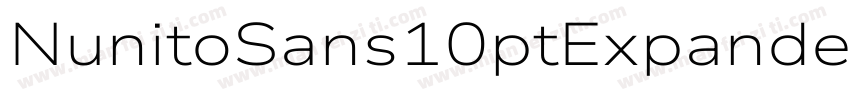 NunitoSans10ptExpanded字体转换