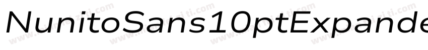 NunitoSans10ptExpanded字体转换