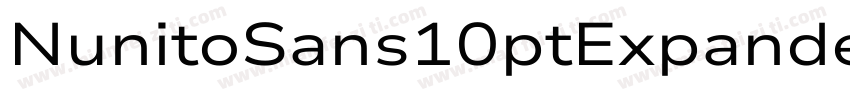 NunitoSans10ptExpanded字体转换