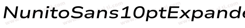 NunitoSans10ptExpanded字体转换