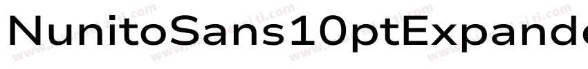 NunitoSans10ptExpanded字体转换