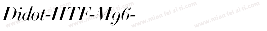 Didot-HTF-M96字体转换