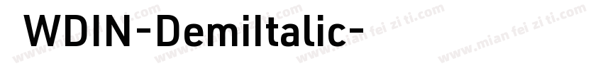 URWDIN-DemiItalic字体转换