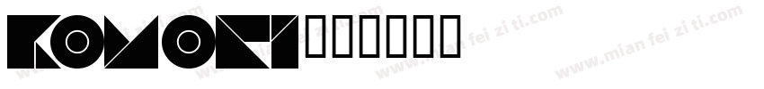 komori字体转换