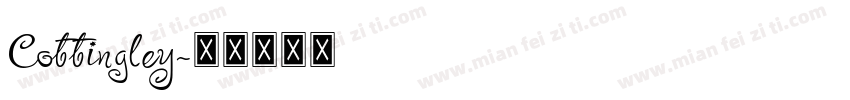 Cottingley字体转换
