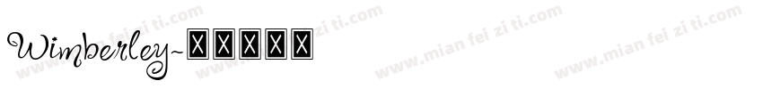 Wimberley字体转换