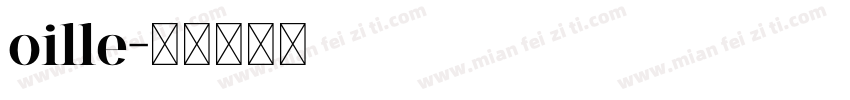 oille字体转换