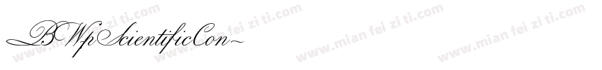 BW7pScientificCon字体转换